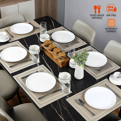 Manteles individuales Bxzandya para interior y exterior: uso versátil.