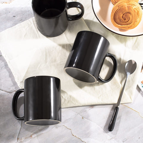 BYCNZB taza 12oz, borde cómodo para té y café.