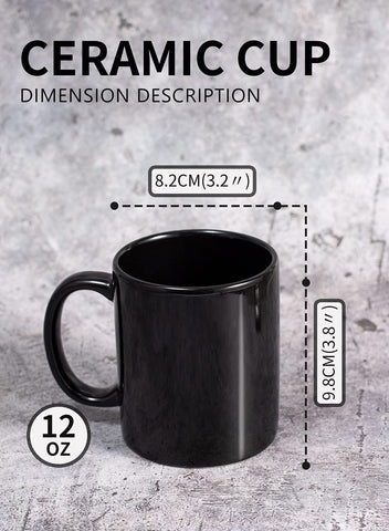 BYCNZB tazas sin plomo y cadmio, duraderas para uso diario.