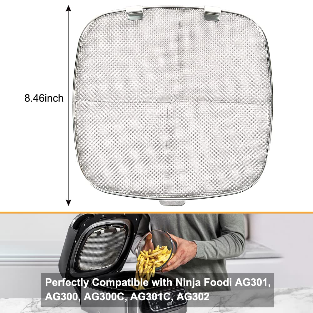 BYKITCHEN protector salpicaduras Ninja AG300C para cocción limpia