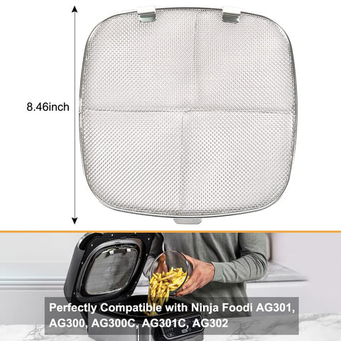 BYKITCHEN protector salpicaduras Ninja AG300C para cocción limpia