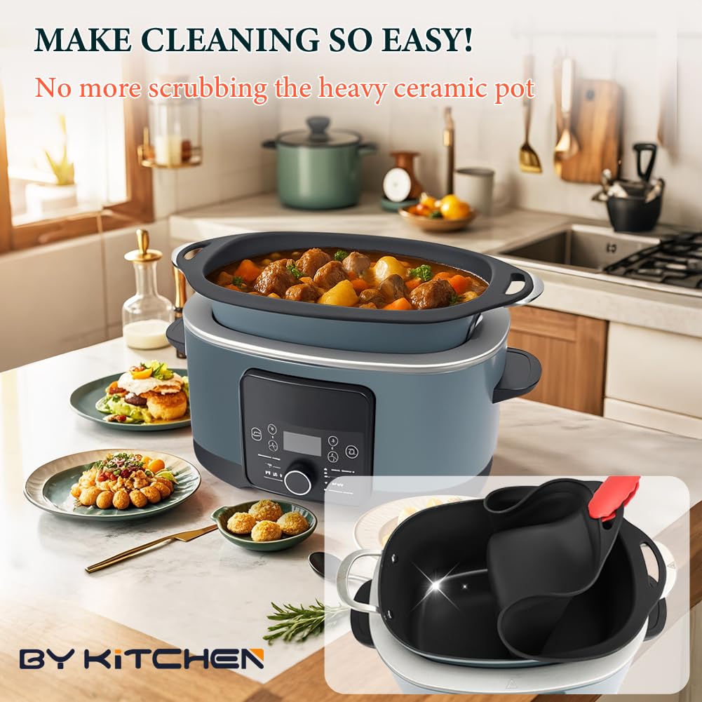 BYKITCHEN liner silicona Ninja MC1001Q, evita adherencias y facilita recogido de alimentos