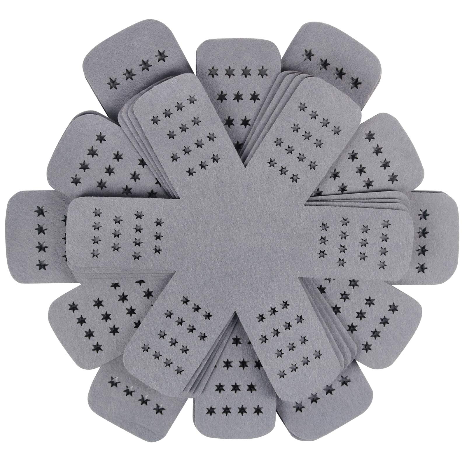 BYKITCHEN protector de sartenes con estrella, protege ollas y sartenes sin rayaduras.