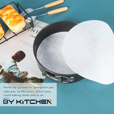 BYKITCHEN papel hornear para freidora de aire, cocción rápida y limpieza reducida
