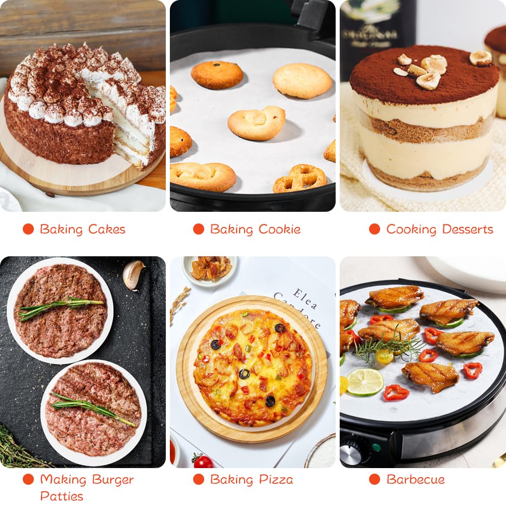 BYKITCHEN piezas precortadas 12 pulgadas, ajuste perfecto para tu molde de pizza