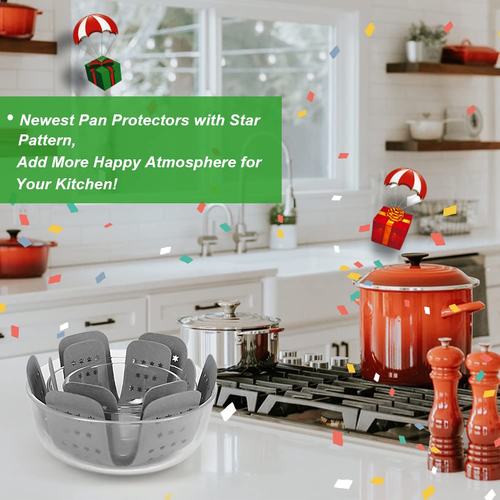BYKITCHEN protectores estrella, evitan daños en encimeras al colocar objetos calientes.
