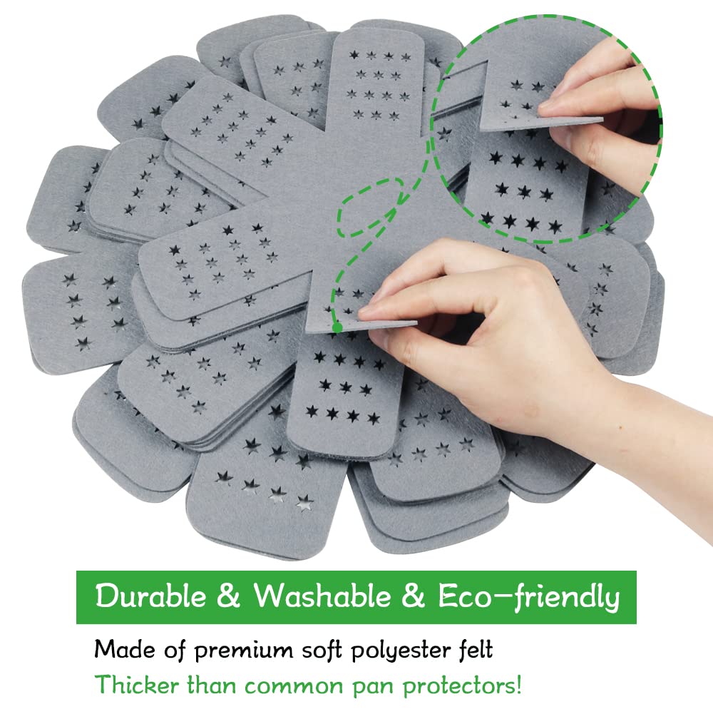 BYKITCHEN protectores estrella para apilar y optimizar el espacio de la cocina.