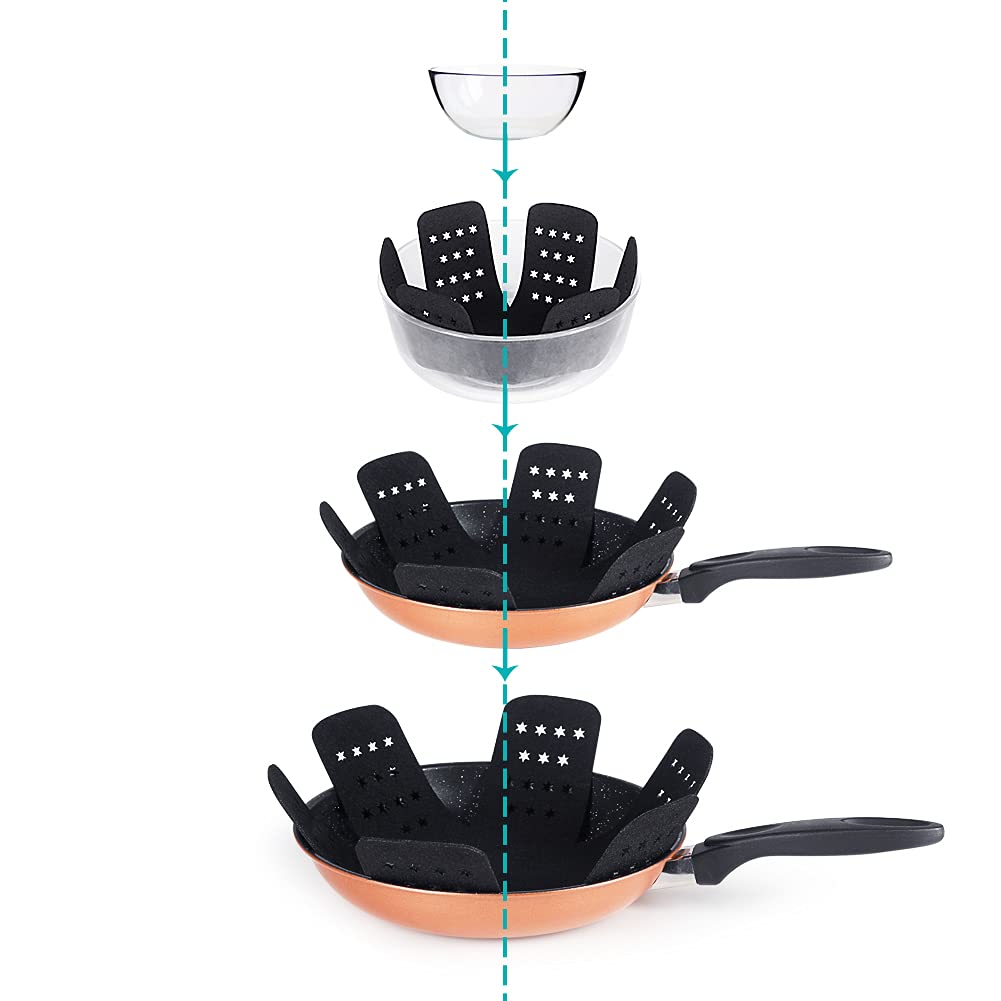 BYKITCHEN protector 16p de fieltro denso para ollas grandes, protege superficies