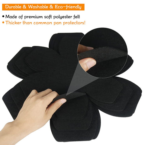 BYKITCHEN protectores compatibles con vidrio y cerámica para evitar daños.