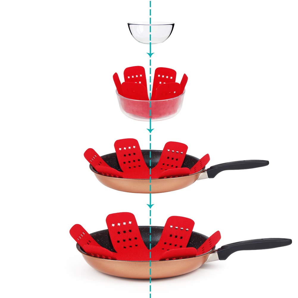 BYKITCHEN protectores en tres tallas (12, 14 y 16 pulgadas) para apilar.