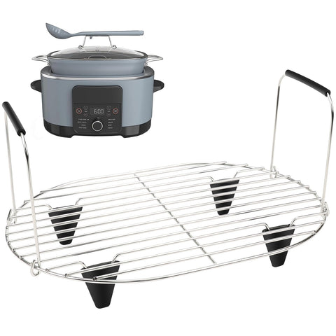 BYKITCHEN rejilla para asar y vapor compatible con Ninja Foodi Pro 8,5 qt ofrece mayor versatilidad