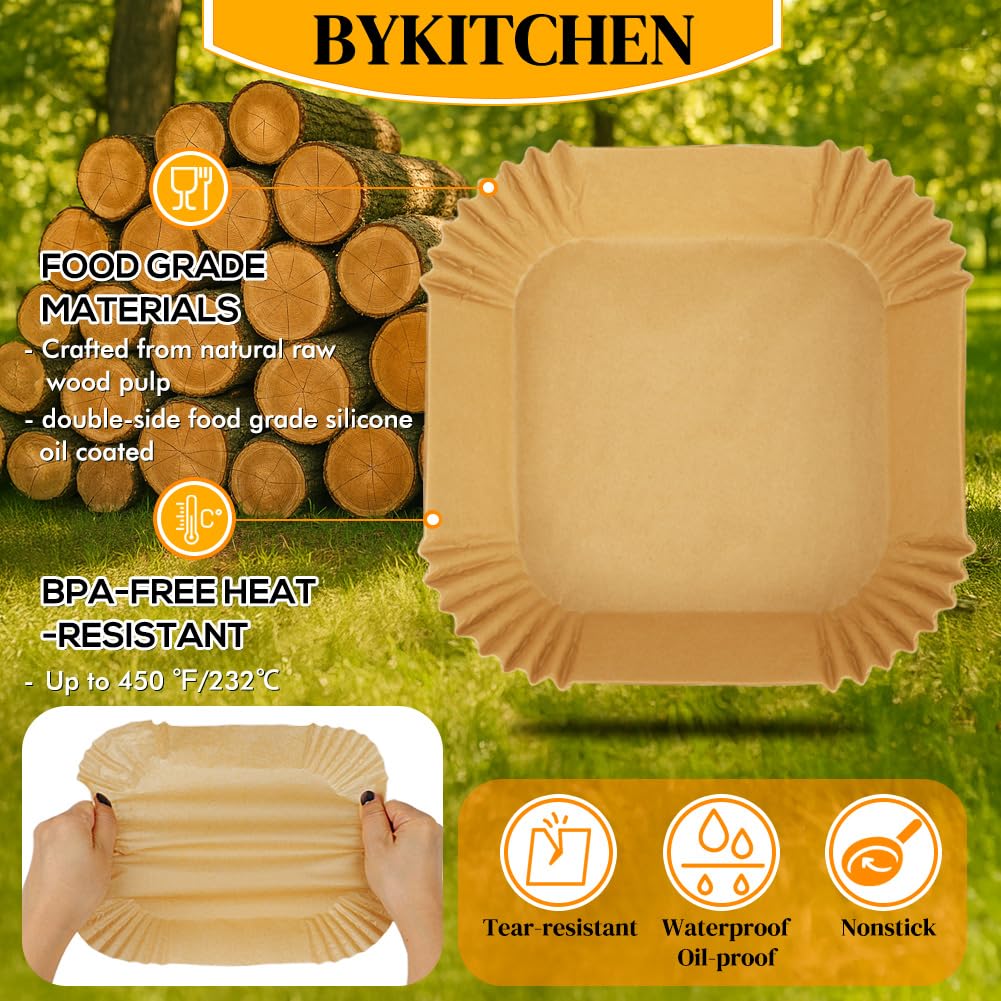 BYKITCHEN material grado alimentario antiadherente, seguro para uso diario en freidoras