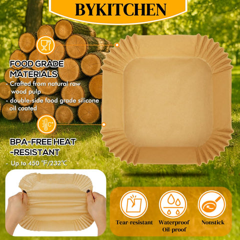 BYKITCHEN material grado alimentario antiadherente, seguro para uso diario en freidoras