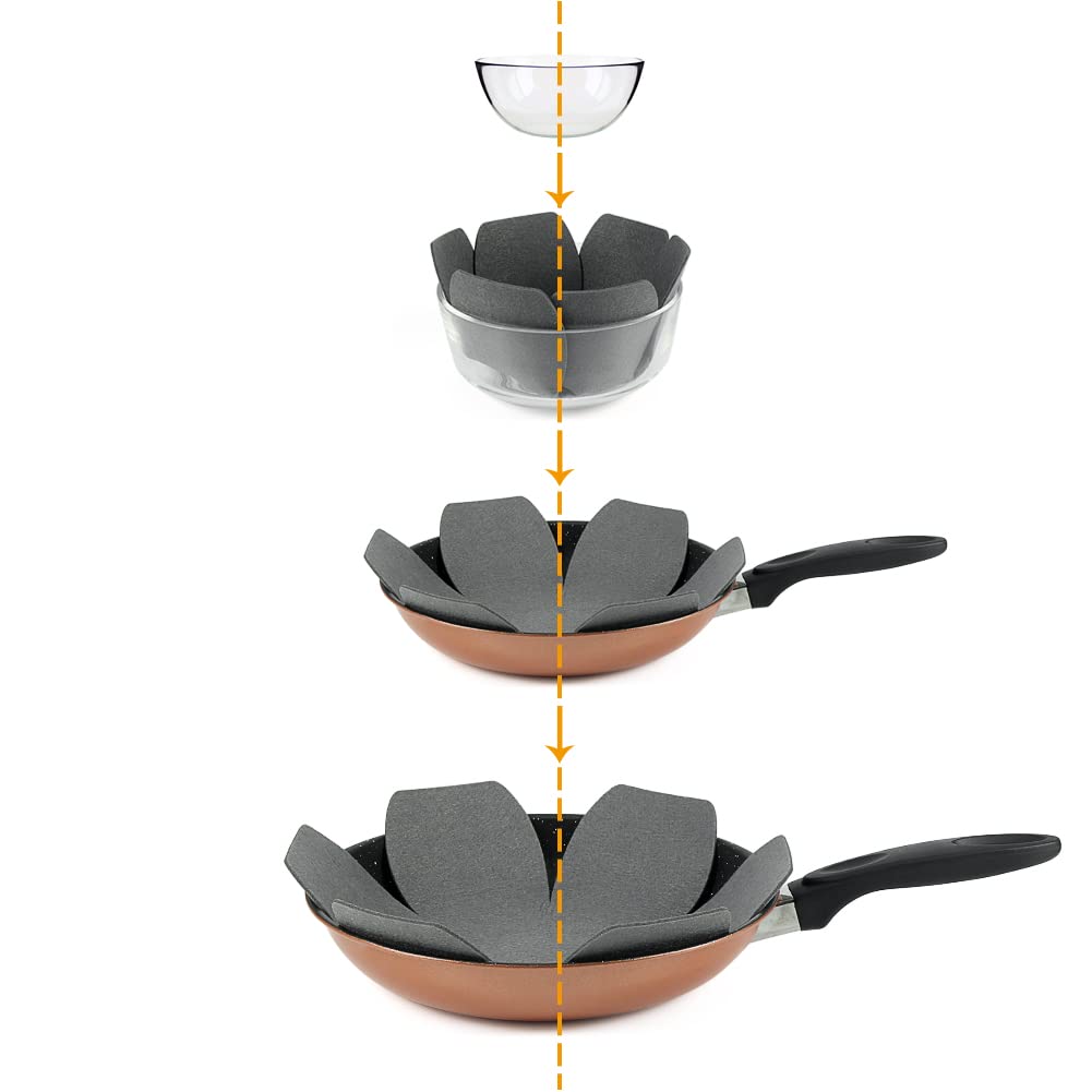 BYKITCHEN separadores en tres tallas facilitan ajuste para utensilios diferentes