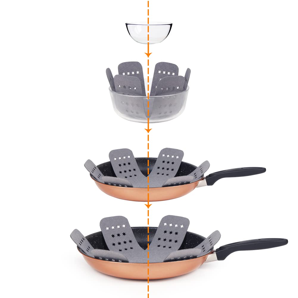 BYKITCHEN aptos para vidrio y cerámica protegen vajilla delicada.