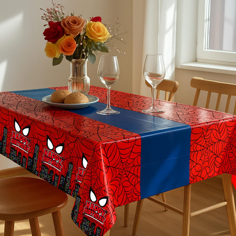 byojia mantel con diseños animados, fondo festivo para cumpleaños