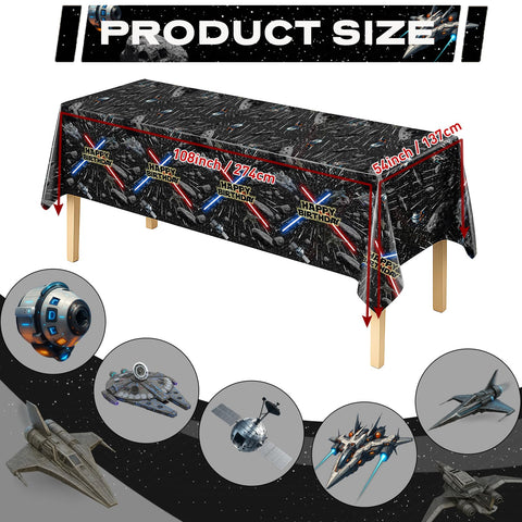 Mantel byojia galaxia naves estelares, escenario inmersivo para niños.