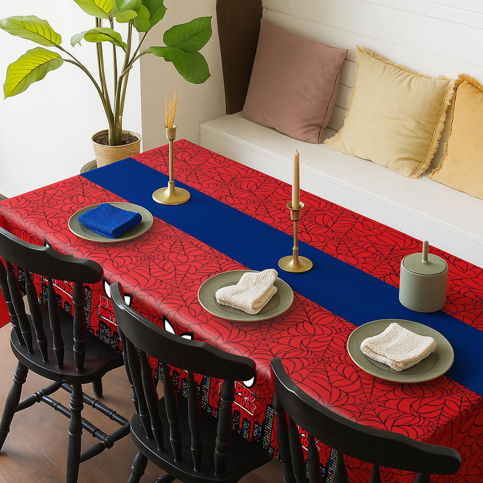 byojia mantel impermeable, fácil de limpiar y proteger la mesa