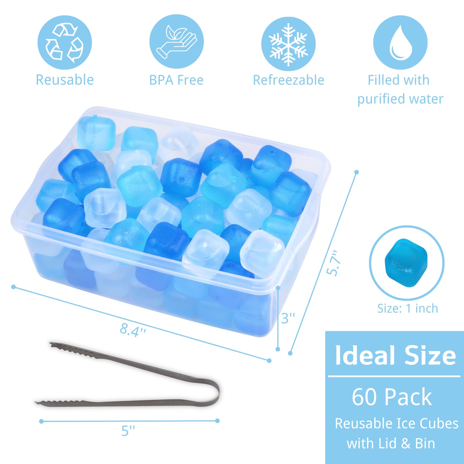 BYTTME material alimentario seguro para cubos reutilizables