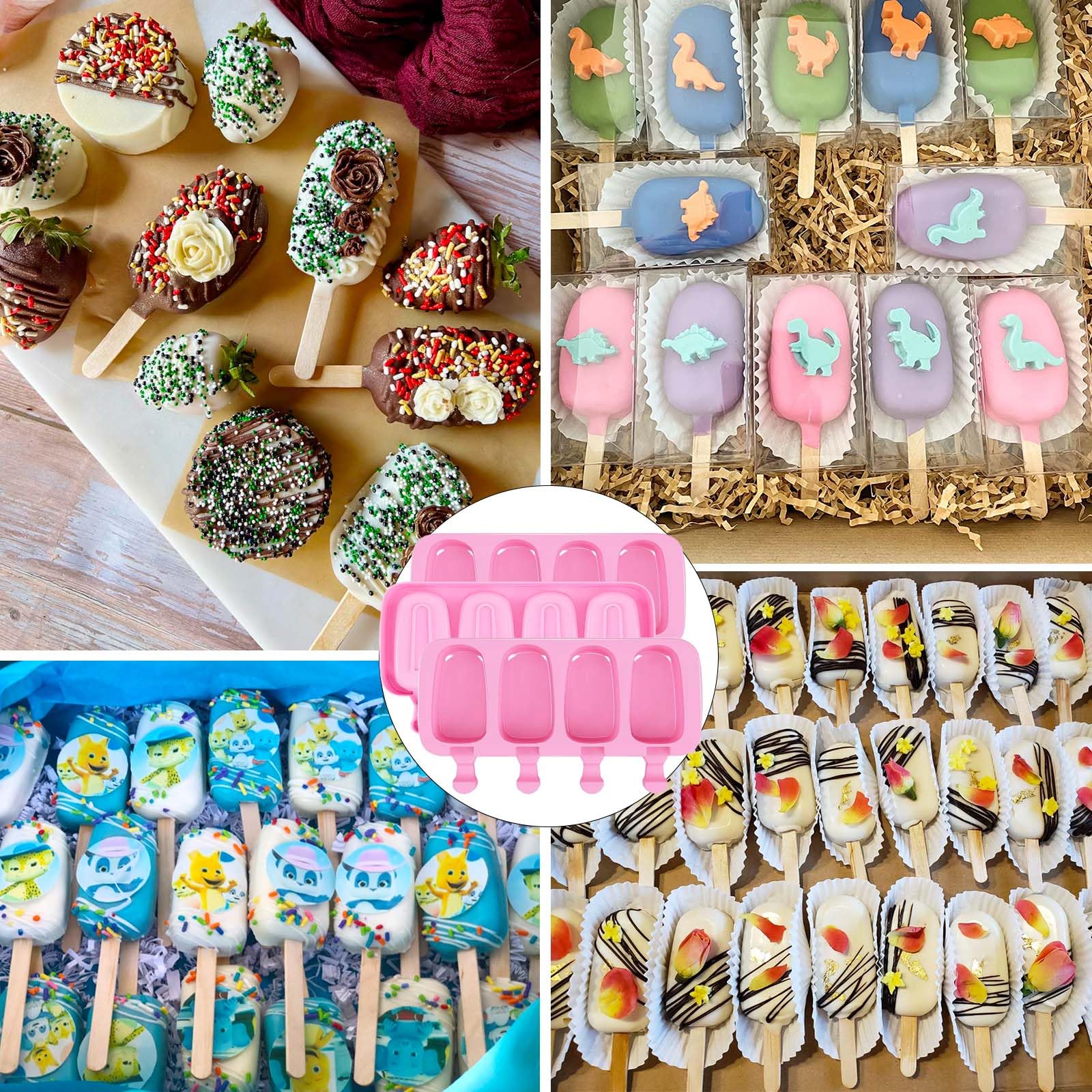 BZIDII juego completo con palitos y empaque, práctico para venta casera.