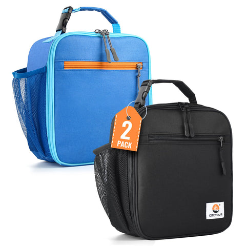 CaCTOUR Lunch Box para niños, espacio principal amplio para comidas escolares.