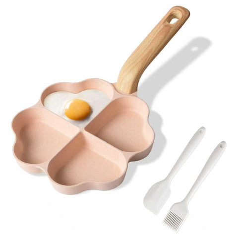 Caannasweis Sartén Omelette 4 porciones con granito antiadherente para cocción rápida.