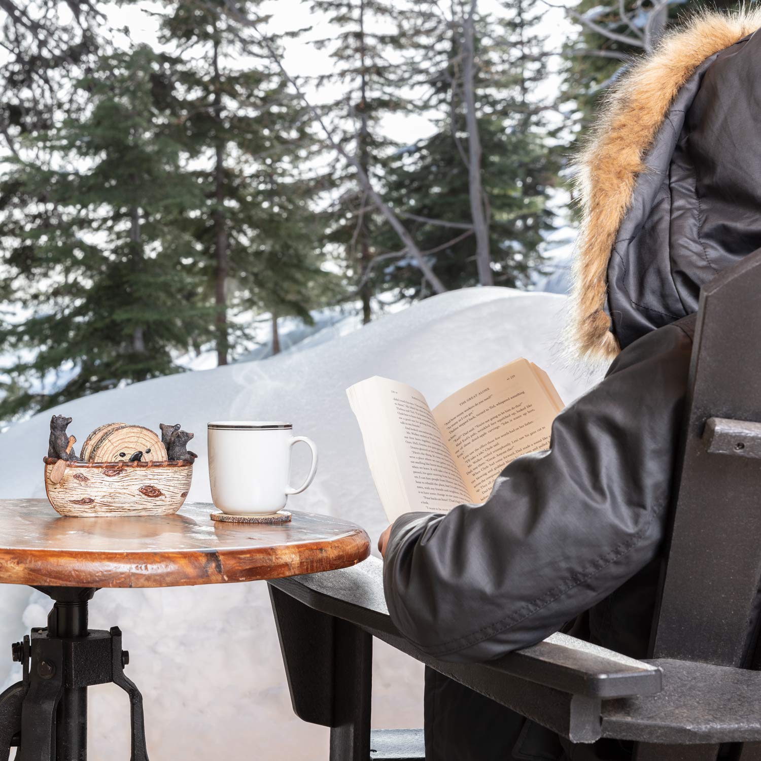 Cabin Obsession posavasos decorativos para hogar rústico
