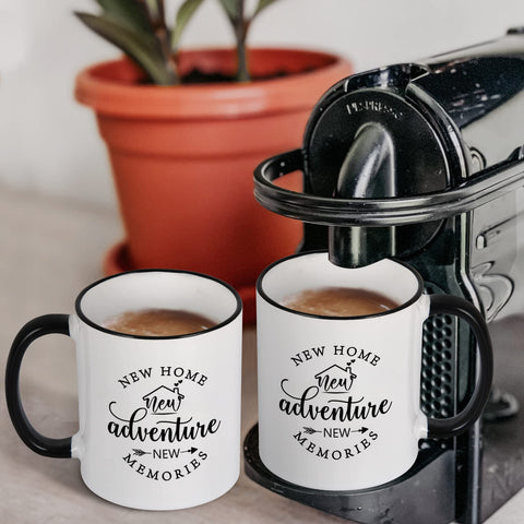 Cabtnca regalo de inauguración, juego de dos tazas 11oz.