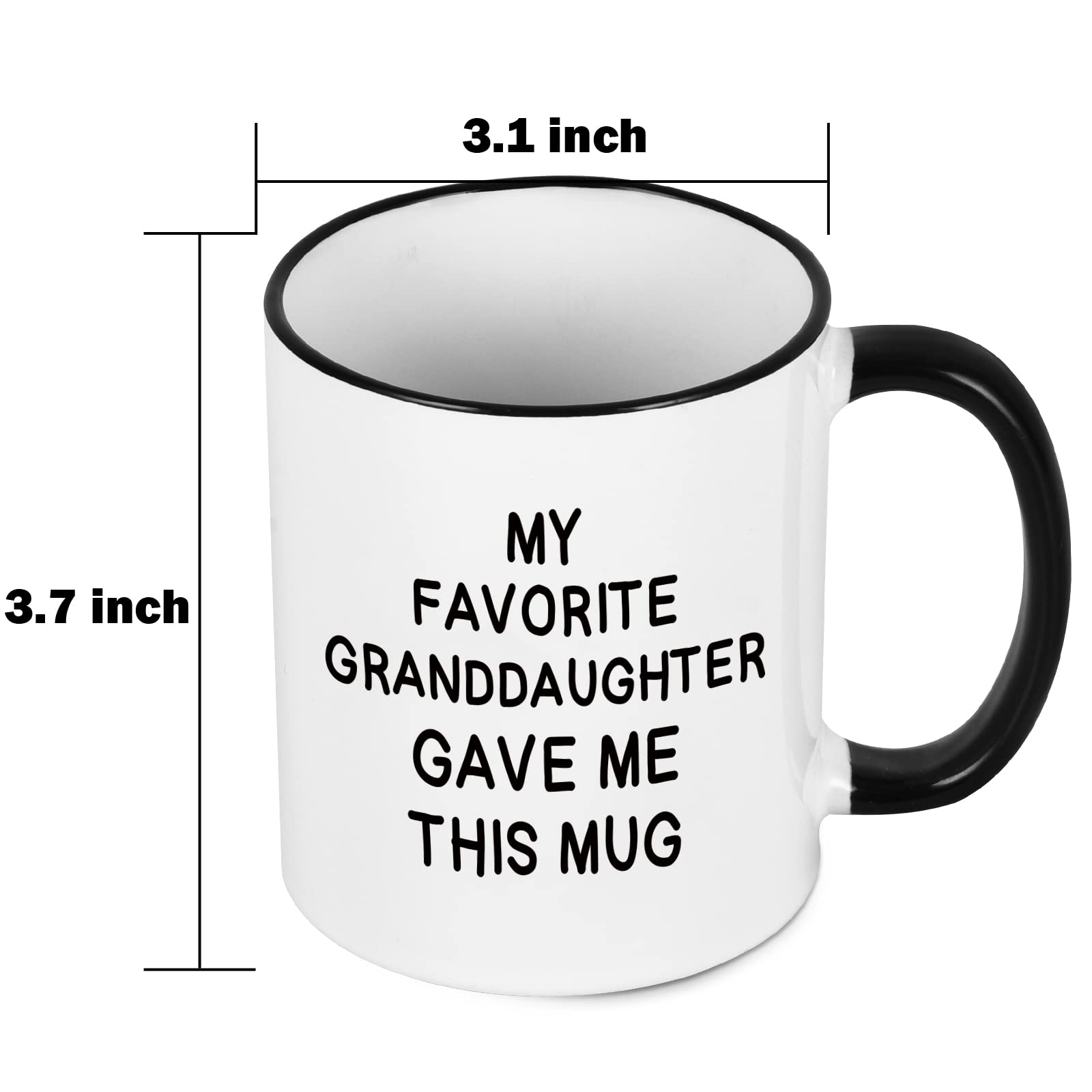 Taza Cabtnca apta para microondas y lavavajillas, fácil de limpieza