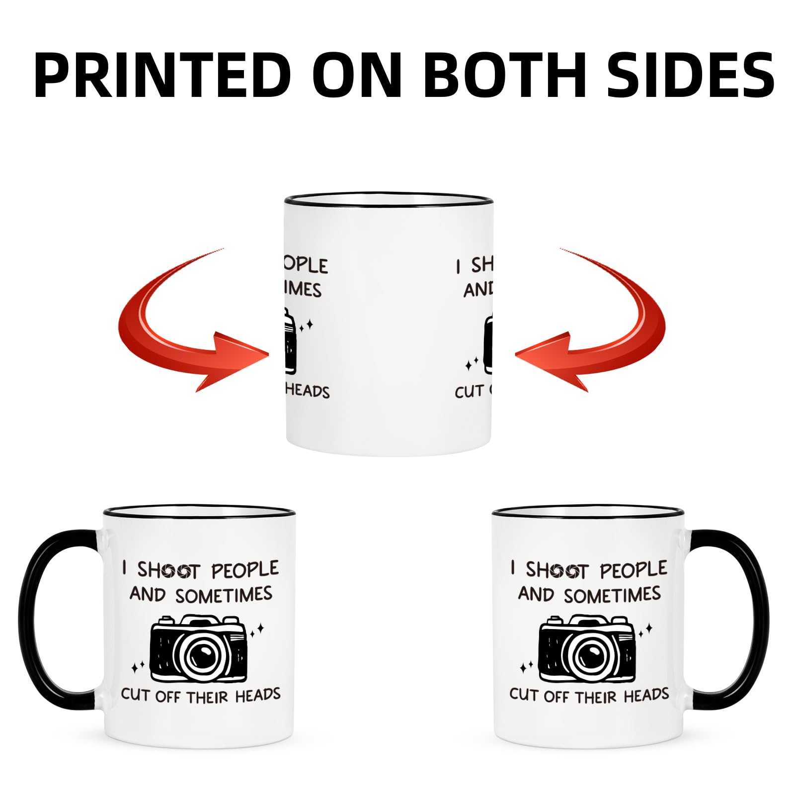 Taza Cabtnca apta para microondas y lavavajillas, vida ocupada