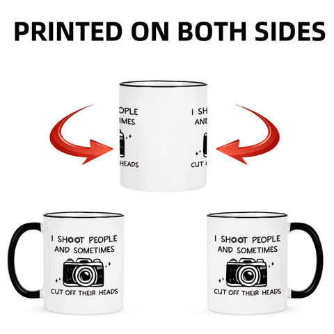 Taza Cabtnca apta para microondas y lavavajillas, vida ocupada