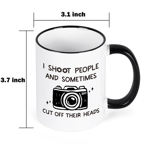 Taza Cabtnca regalo para fotógrafos profesionales, Navidad