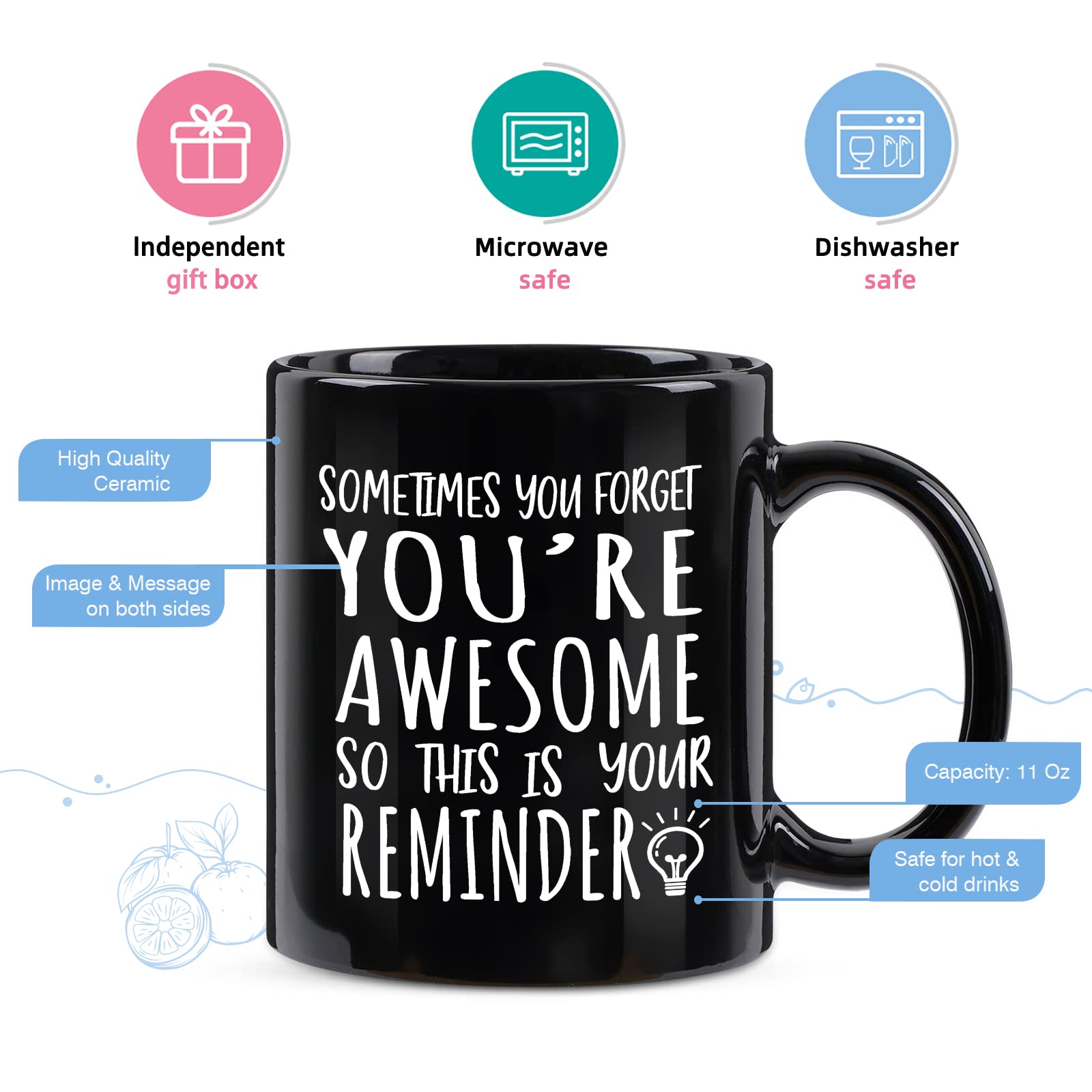 Taza Cabtnca uso diario para café, té o leche en casa.