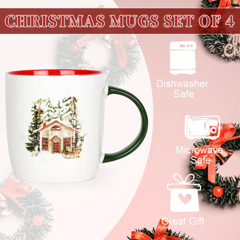 Taza Cabtnca con asa en C, agarre cómodo para la mano.
