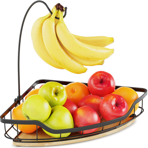 Cacholiv gancho para plátano desmontable facilita colgar y organizar la encimera.