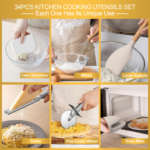 CACOLES-utensilios-silicona-guardado-en-soporte: almacenamiento ordenado en la cocina
