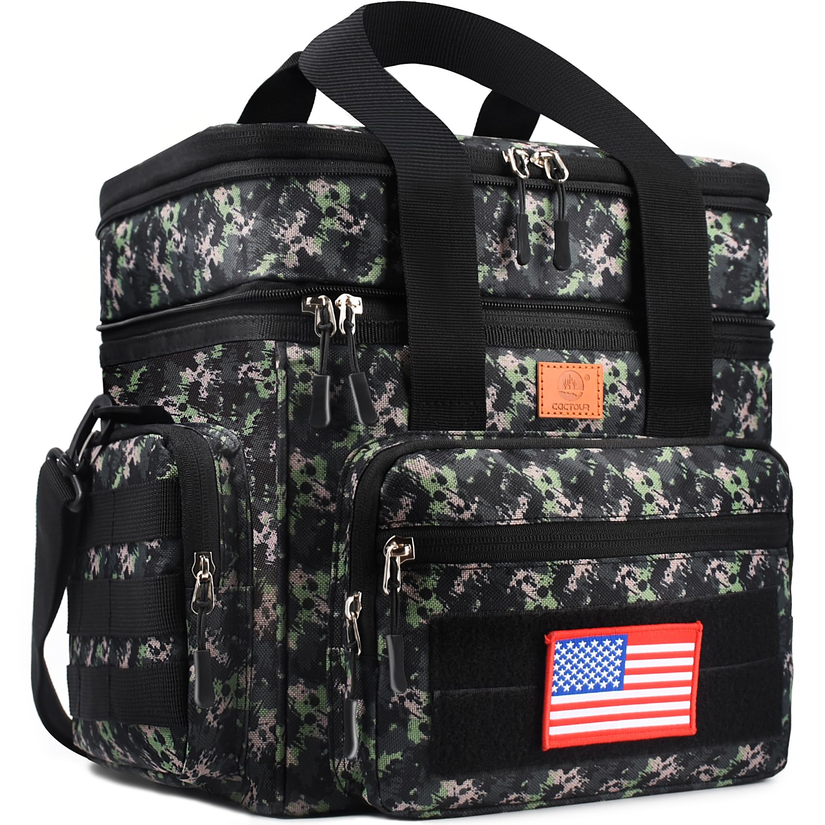 CaCTOUR lunchbox con parche frontal, estilo táctico para personalizar y transportar