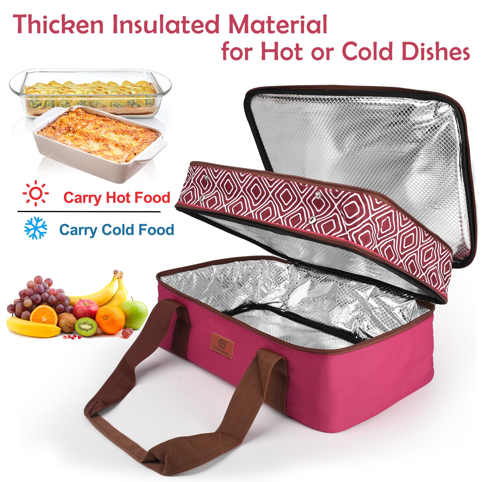 CaCTOUR portacazuelas ideal para fiestas y picnic