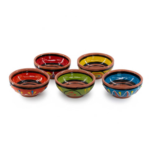 Cactus Canyon Ceramics, tazones pellizco, diseño andaluz para mesa elegante.