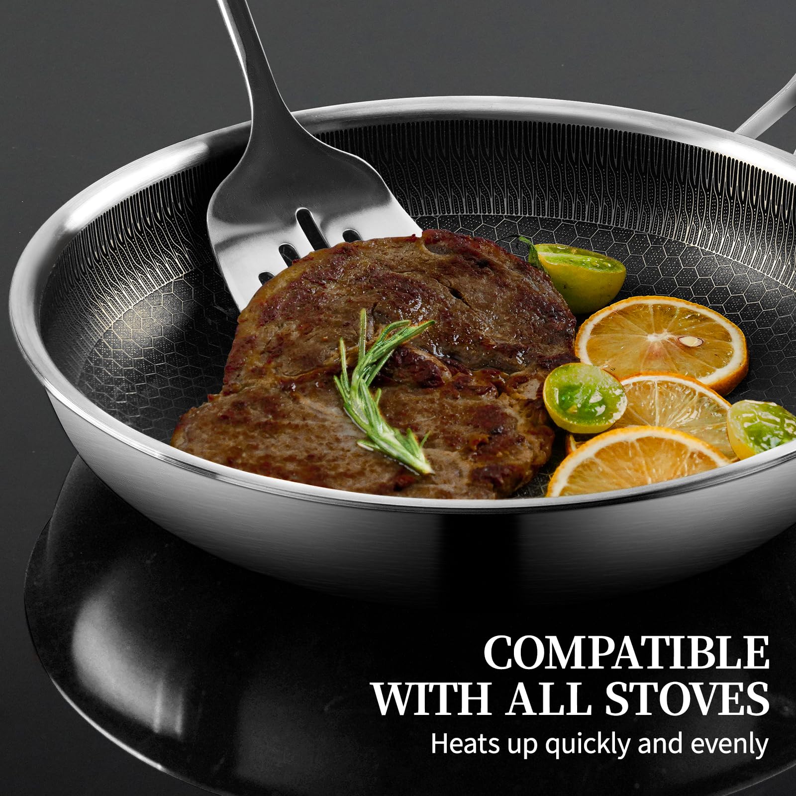 Base compatible con inducción CADIVIZZO para cocinas magnéticas.