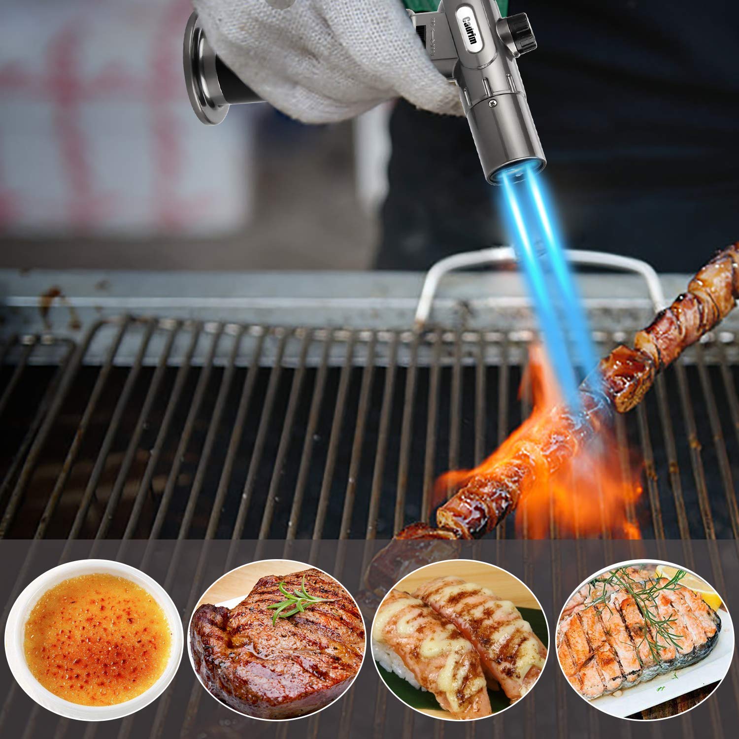 Cadrim soplete para sellar carne y dorar superficies.