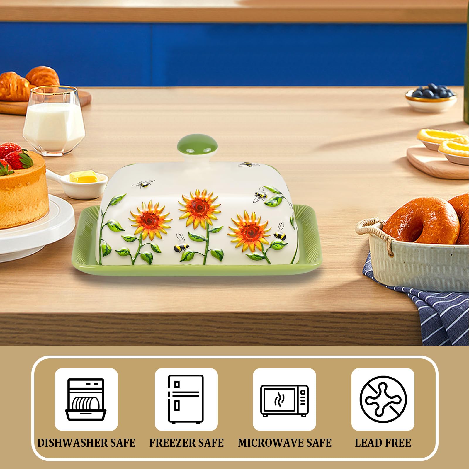 CADVJXZ apto-para-horno-microondas: uso versátil en la cocina