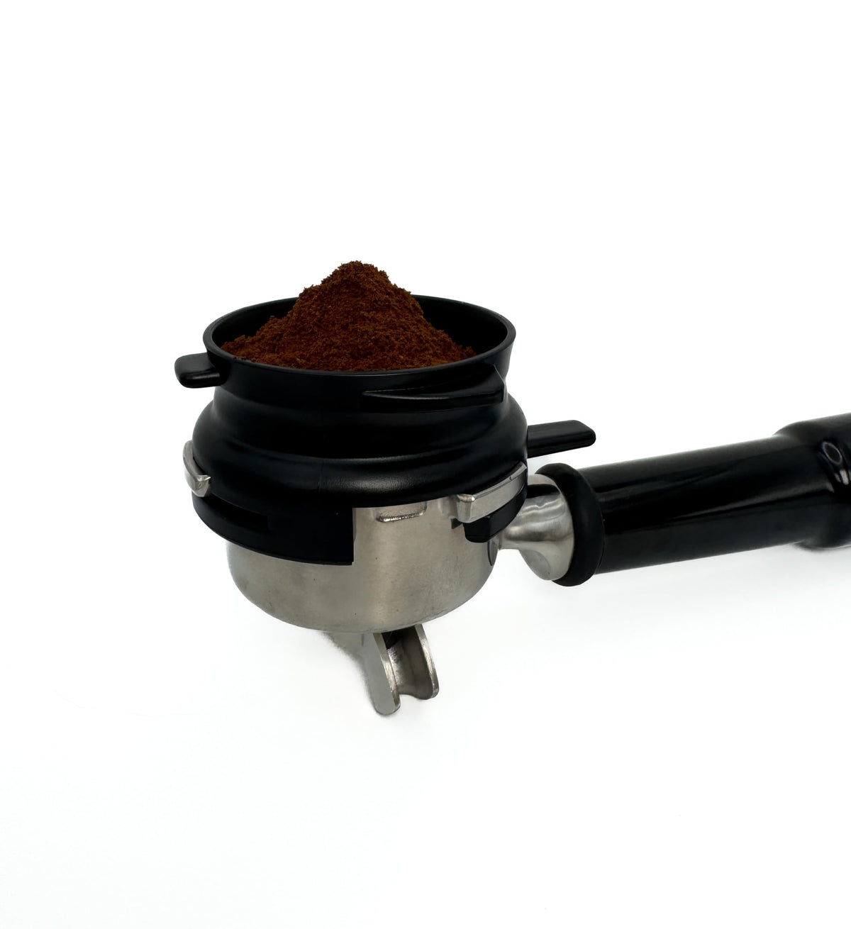 CAFE HOME SHOP dosificador 54mm montado en portafiltros para expreso limpio.