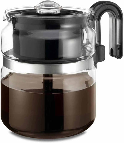 Café Brew Collection: percoladora de vidrio borosilicato para 8 tazas en estufa