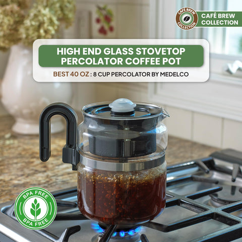 Café Brew Collection: vidrio borosilicato de alta claridad para ver el proceso