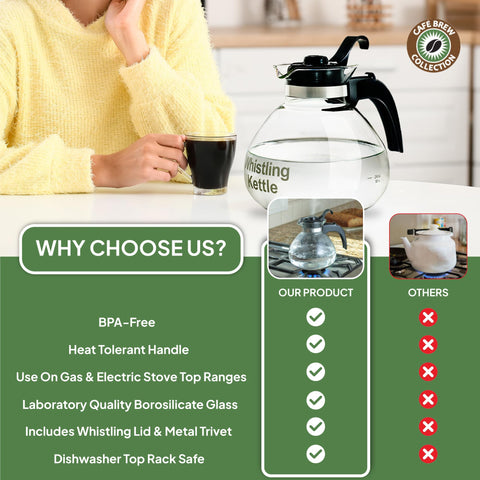 CAFÉ BREW COLLECTION: diseño alemán en vidrio que eleva la experiencia de té.
