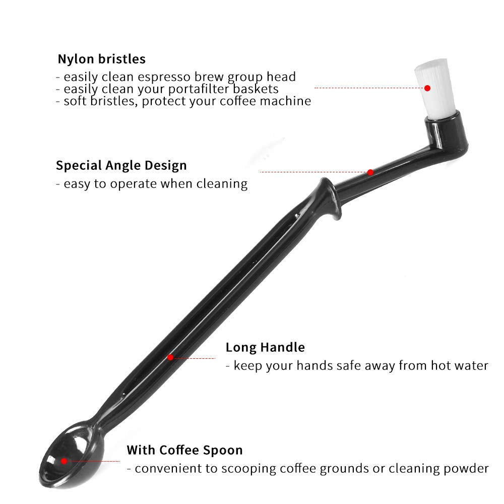 CAFEMASY cepillo limpiador vaporizador, mantiene limpia la varilla
