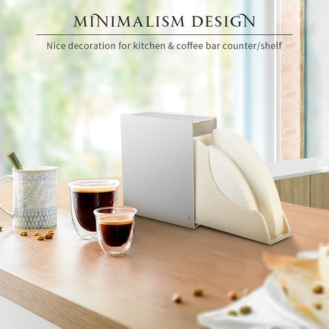 CAFEMASY Cone Filter Holder acabado mate para cocina moderna.