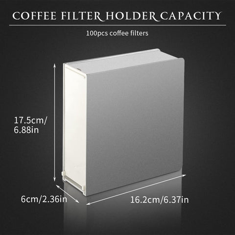 CAFEMASY Cone Filter Holder diseño compacto para encimera.