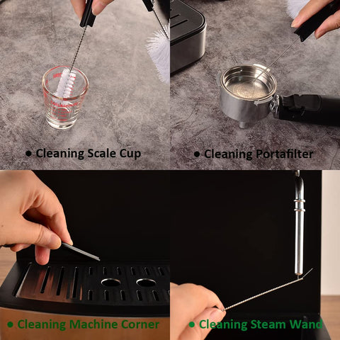 CAFEMASY: diseño colgante con cuero para almacenamiento ordenado.